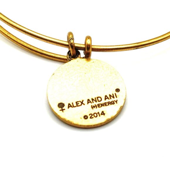 ALEX AND ANI Adjustable Copper Cape Cod Charm Bracelet in Rafaelian Gold - Picture 4 of 4